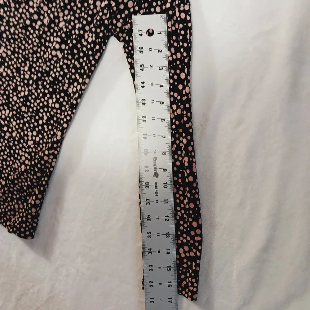 Boden, Women's Top, Size 8, Black with Soft Pink Dots, Lyocell and Wool Blend - Picture 14 of 16